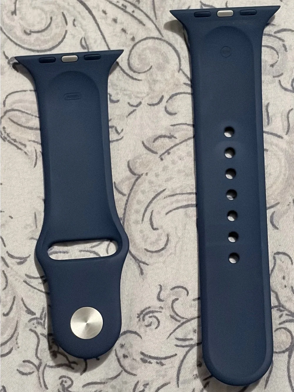 Apple Watch- Navy Blue Silicone Sport Band
